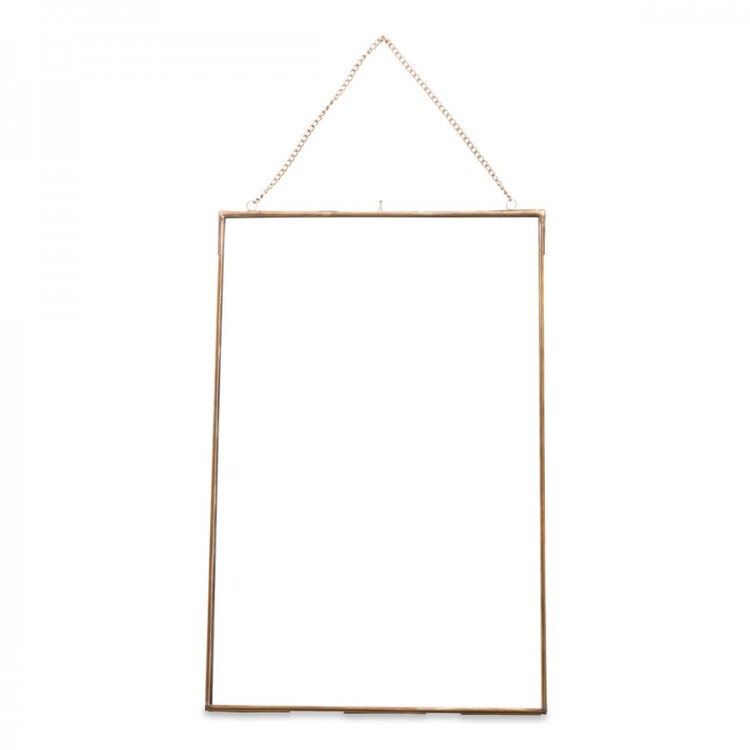Gigantic Brass Kiko Frames on Hanging Chain from Accessories for the Home