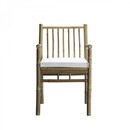 Tinekhome Set of 2 Bamboo Dining Armchairs from Accessories for the Home