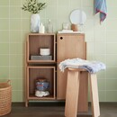 Hubsch Cube Natural Oak Console Table from Accessories for the Home