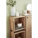 Hubsch Cube Natural Oak Console Table from Accessories for the Home