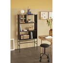 Hubsch Divide Black Wood & Iron Shelf Unit from Accessories for the Home