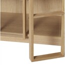 Hubsch Shoji Wide Oak Display Cabinet from Accessories for the Home