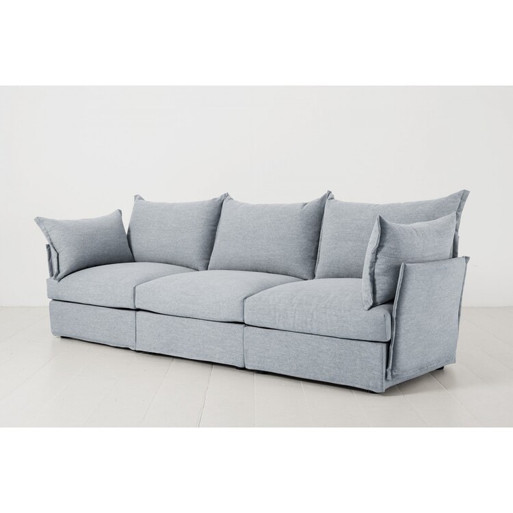 Swyft Model 06 Three Seater Sofa in Linen from Accessories for the Home Swyft Model 06 Three Seater Sofa in Linen from Accessories for the Home