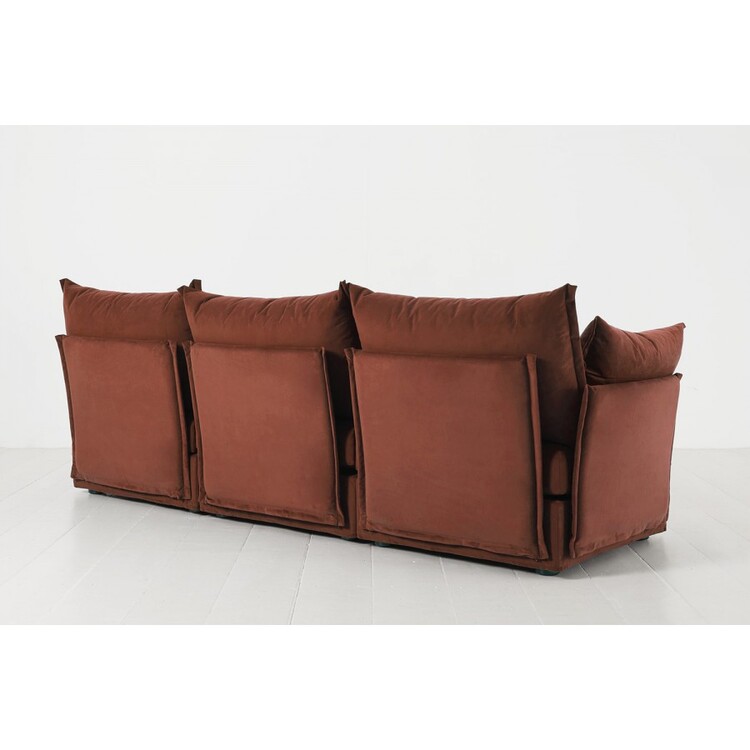 Swyft Model 06 Three Seater Sofa in Velvet from Accessories for the Home Swyft Model 06 Three Seater Sofa in Velvet from Accessories for the Home