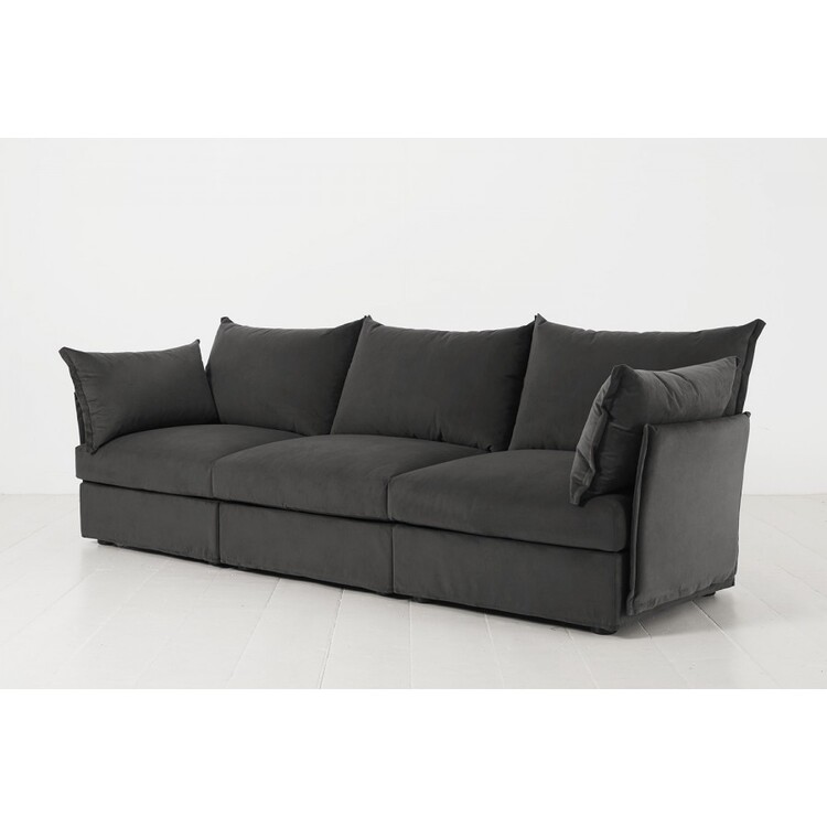 Swyft Model 06 Three Seater Sofa in Velvet from Accessories for the Home