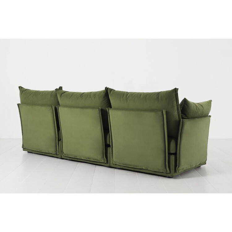 Swyft Model 06 Three Seater Sofa in Velvet from Accessories for the Home Swyft Model 06 Three Seater Sofa in Velvet from Accessories for the Home