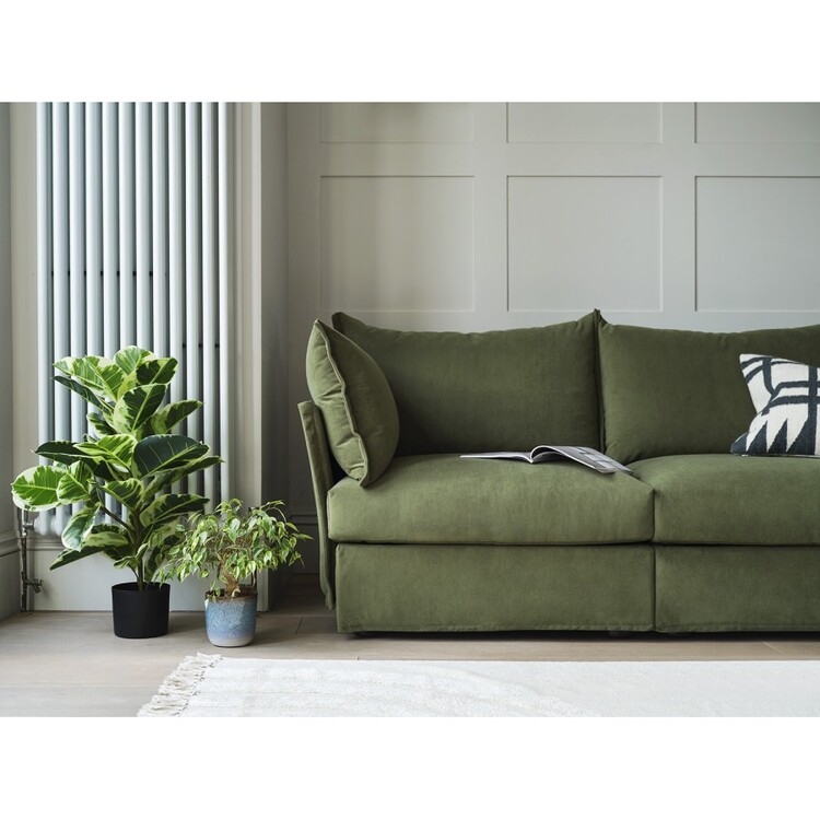 Swyft Model 06 Three Seater Sofa in Velvet from Accessories for the Home Swyft Model 06 Three Seater Sofa in Velvet from Accessories for the Home