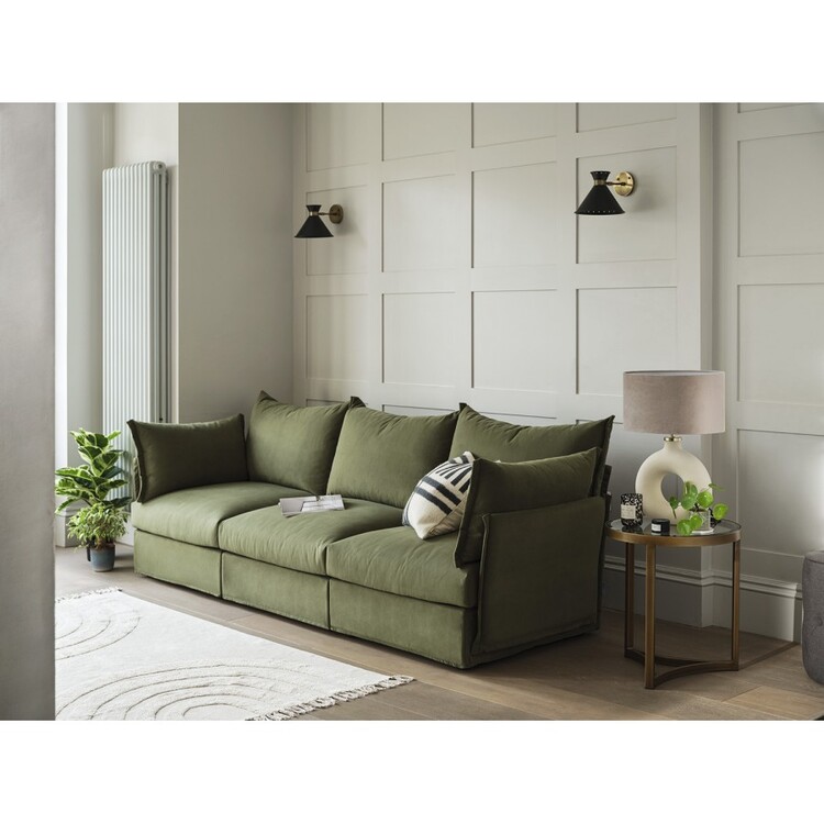 Swyft Model 06 Three Seater Sofa in Velvet from Accessories for the Home Swyft Model 06 Three Seater Sofa in Velvet from Accessories for the Home