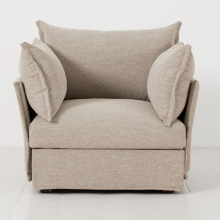 Swyft Model 06 Armchair in Linen from Accessories for the Home Swyft Model 06 Armchair in Linen from Accessories for the Home