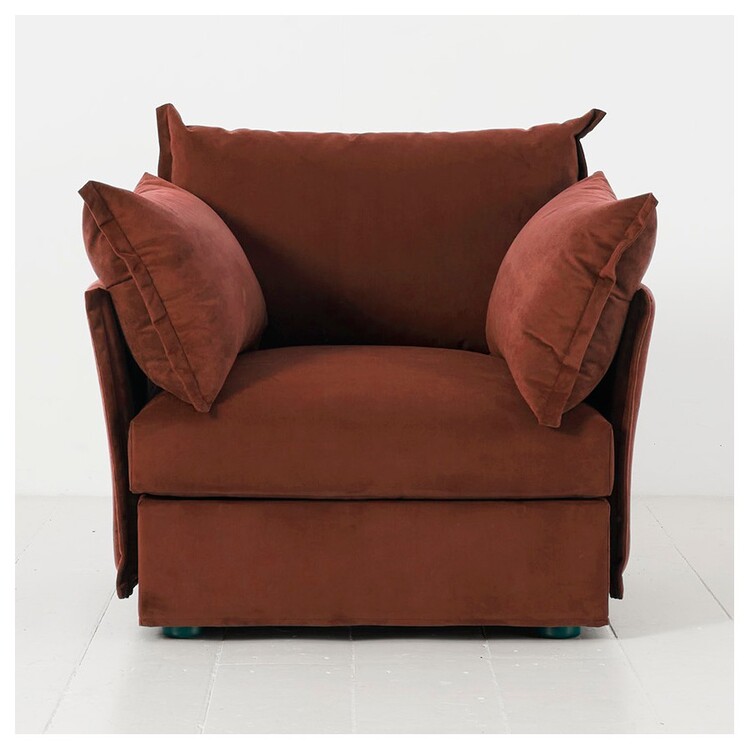 Swyft Model 06 Armchair in Velvet from Accessories for the Home Swyft Model 06 Armchair in Velvet from Accessories for the Home