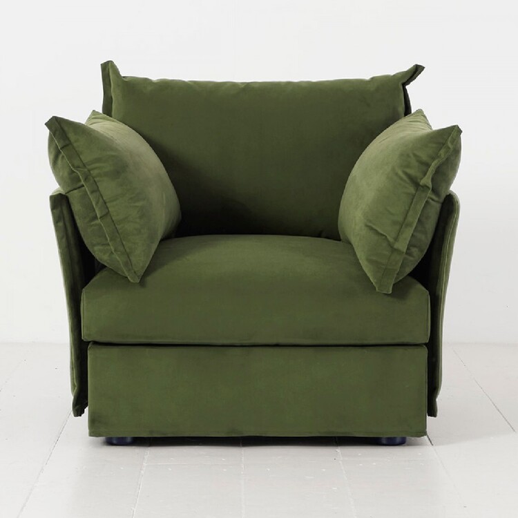 Swyft Model 06 Armchair in Velvet from Accessories for the Home Swyft Model 06 Armchair in Velvet from Accessories for the Home