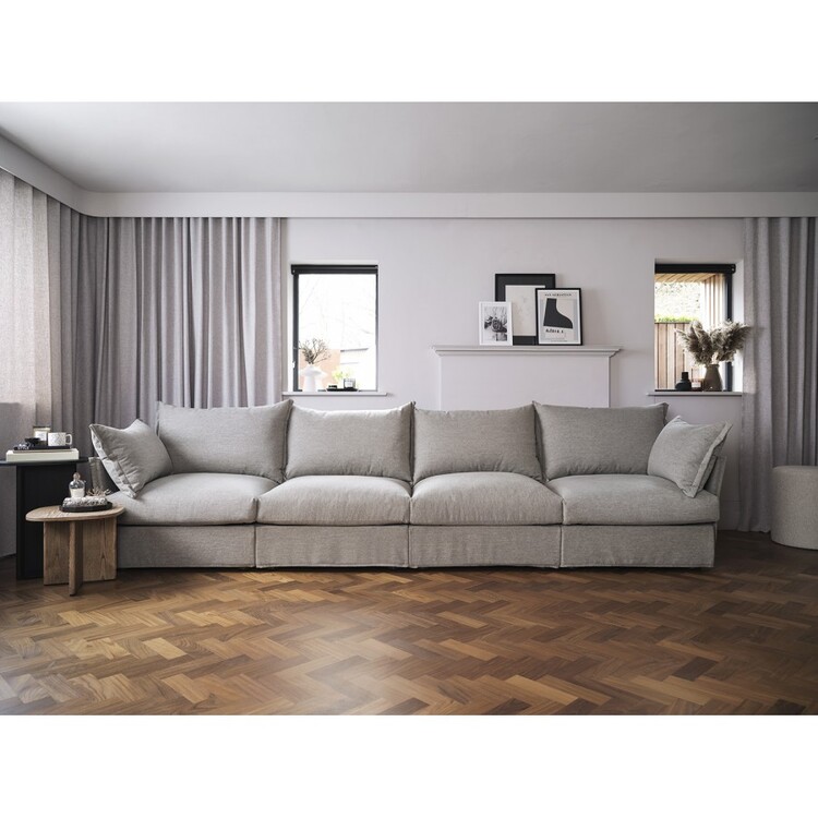 Swyft Model 06 Four Seater Sofa in Linen from Accessories for the Home Swyft Model 06 Four Seater Sofa in Linen from Accessories for the Home