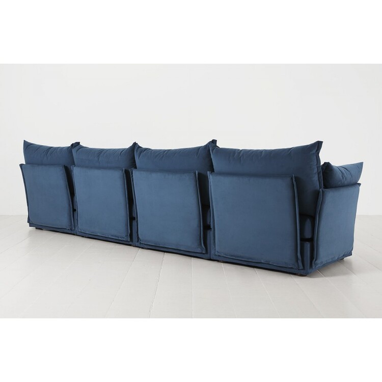 Swyft Model 06 Four Seater Sofa in Velvet from Accessories for the Home Swyft Model 06 Four Seater Sofa in Velvet from Accessories for the Home