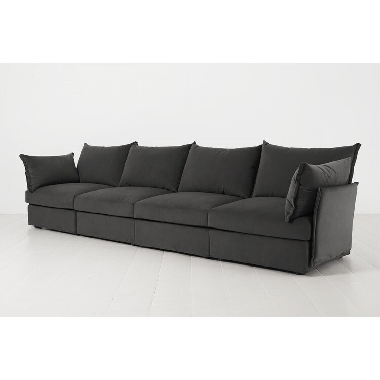 Swyft Model 06 Four Seater Sofa in Velvet from Accessories for the Home