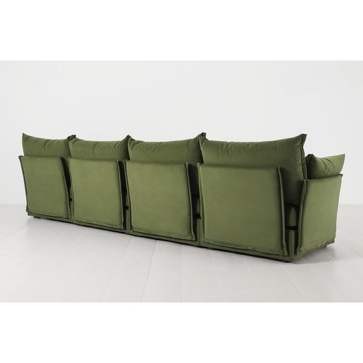 Swyft Model 06 Four Seater Sofa in Velvet from Accessories for the Home