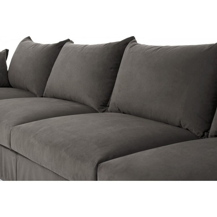 Swyft Model 06 Four Seater Sofa in Velvet from Accessories for the Home Swyft Model 06 Four Seater Sofa in Velvet from Accessories for the Home