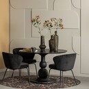 Blanco Black Circular Dining Table from Accessories for the Home