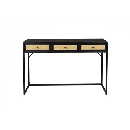 Guuji Rattan & Iron Console Table from Accessories for the Home 2