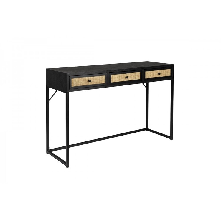 Guuji Rattan & Iron Console Table from Accessories for the Home Guuji Rattan & Iron Console Table from Accessories for the Home