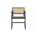 Gunn Rattan & Pine Dining Chair - Black from Accessories for the Home
