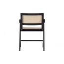 Gunn Rattan & Pine Dining Chair - Black from Accessories for the Home