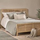 Saharsa Cane & Mango Wood Bed- Kingsize or Super King from Accessories for the Home