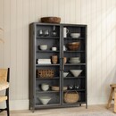 Takua Wide Iron Display Cabinet from Accessories for the Home