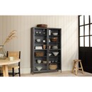 Takua Wide Iron Display Cabinet from Accessories for the Home