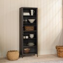 Takua Narrow Iron Display Cabinet from Accessories for the Home