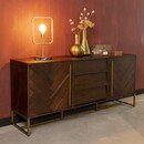 Dutchbone Class Dark Wood High Sideboard from Accessories for the Home