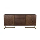 Dutchbone Class Dark Wood High Sideboard from Accessories for the Home