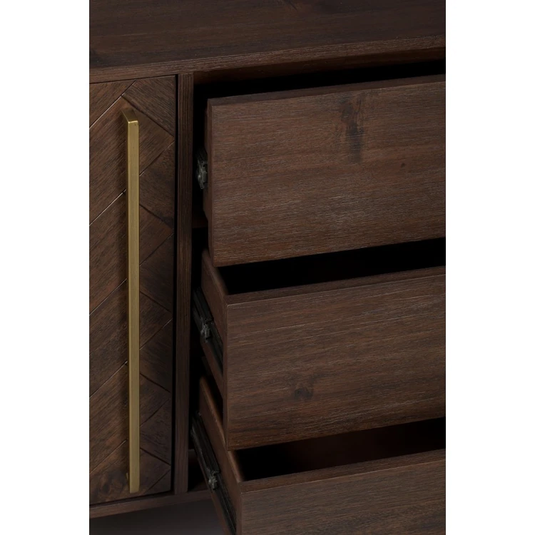 Dutchbone Class Dark Wood High Sideboard from Accessories for the Home