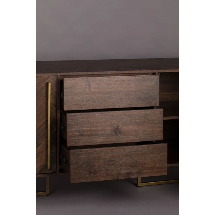Dutchbone Class Dark Wood High Sideboard from Accessories for the Home