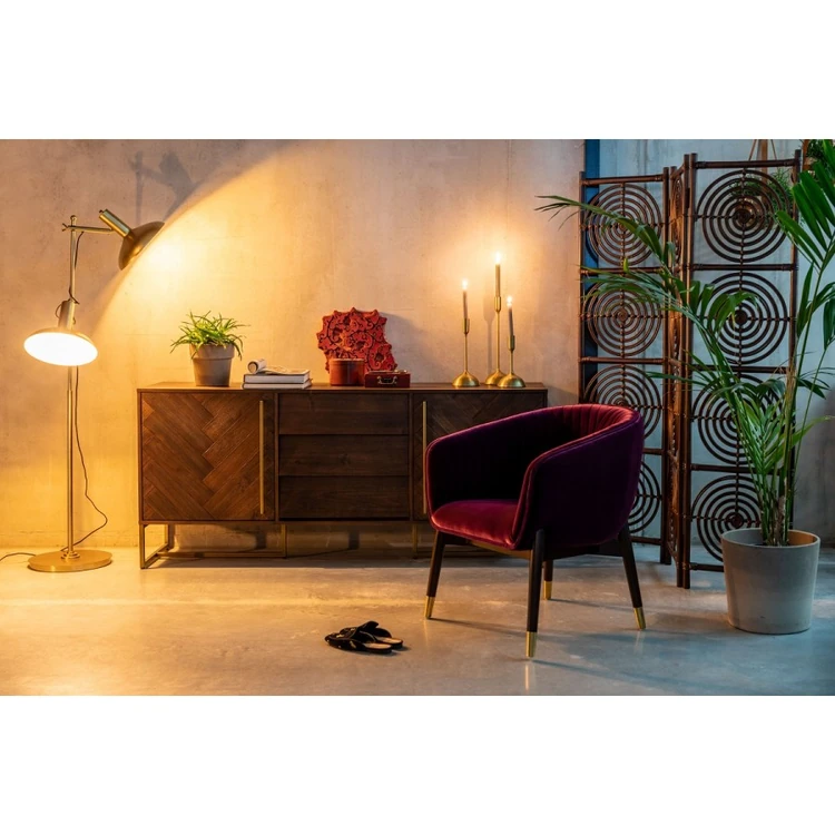 Dutchbone Class Dark Wood High Sideboard from Accessories for the Home