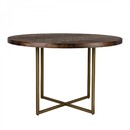 Dutchbone Class Dark Wood Circular Dining Table from Accessories for the Home