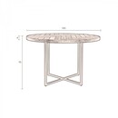 Dutchbone Class Dark Wood Circular Dining Table from Accessories for the Home