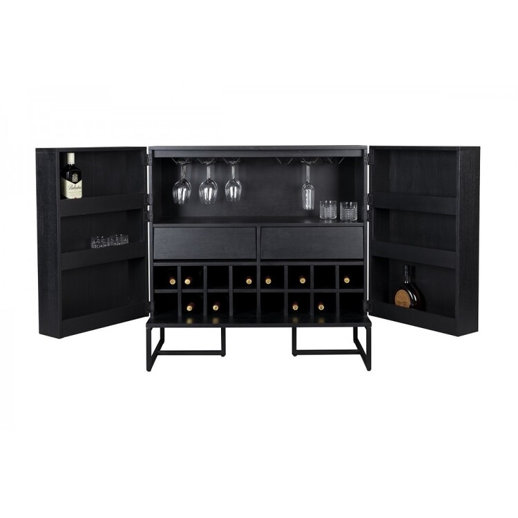 Black bar cabinet discount