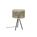 Isla Natural & Black Bamboo Table Lamp from Accessories for the Home
