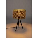 Isla Natural & Black Bamboo Table Lamp from Accessories for the Home