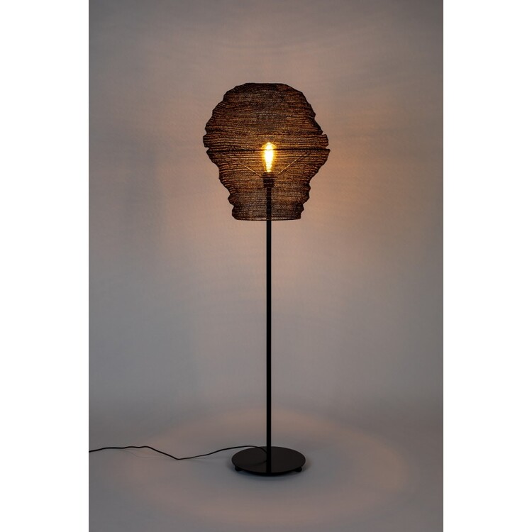 Lena Mesh Floor Lamp- Brass or Black from Accessories for the Home Lena Mesh Floor Lamp- Brass or Black from Accessories for the Home