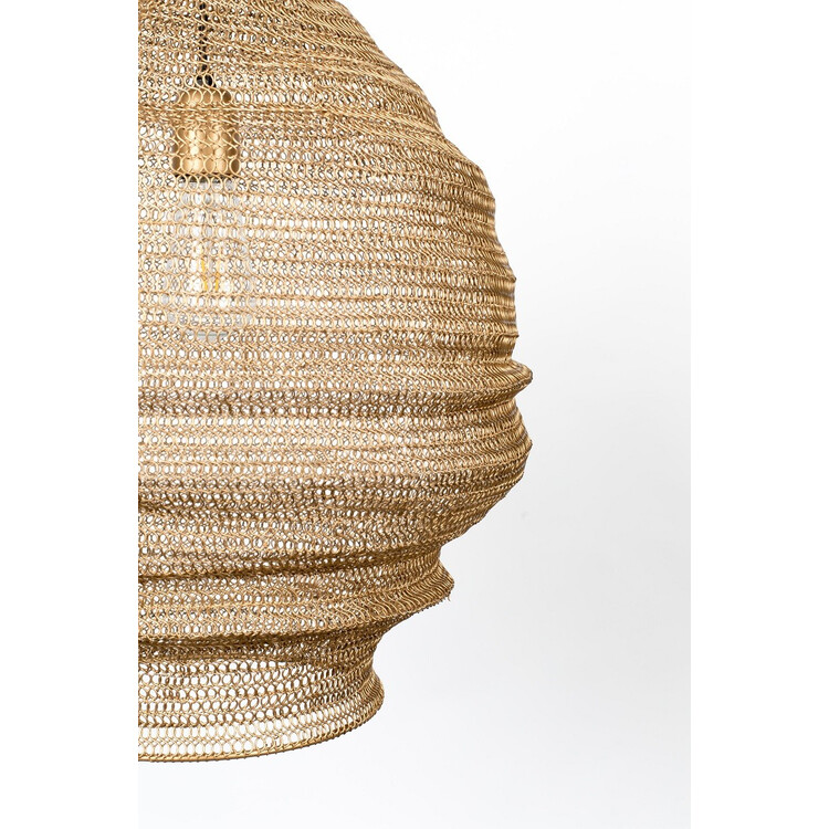 Lena Mesh Pendant Lamp (2 Sizes) - Brass or Black from Accessories for the Home Lena Mesh Pendant Lamp (2 Sizes) - Brass or Black from Accessories for the Home