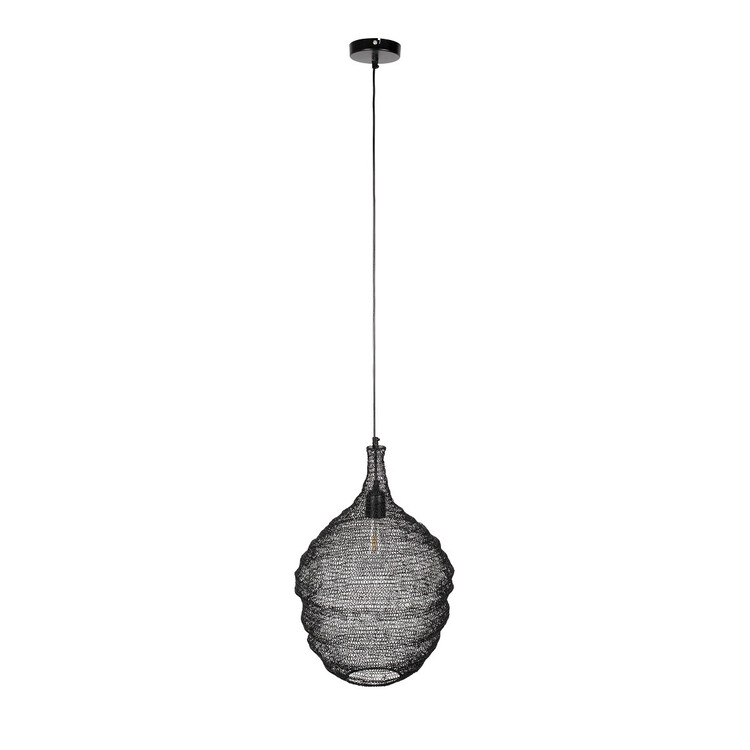 Lena Mesh Pendant Lamp (2 Sizes) - Brass or Black from Accessories for the Home