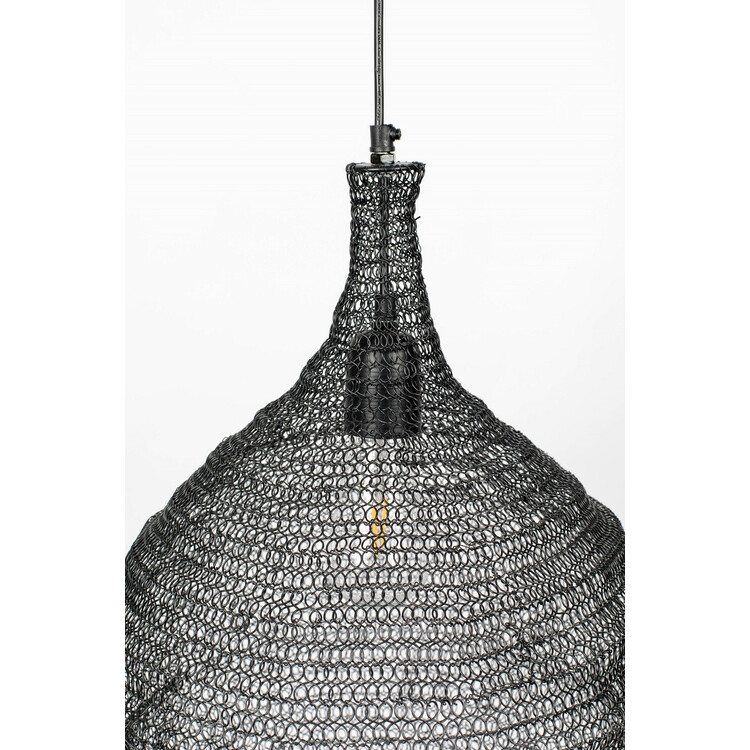 Lena Mesh Pendant Lamp (2 Sizes) - Brass or Black from Accessories for the Home