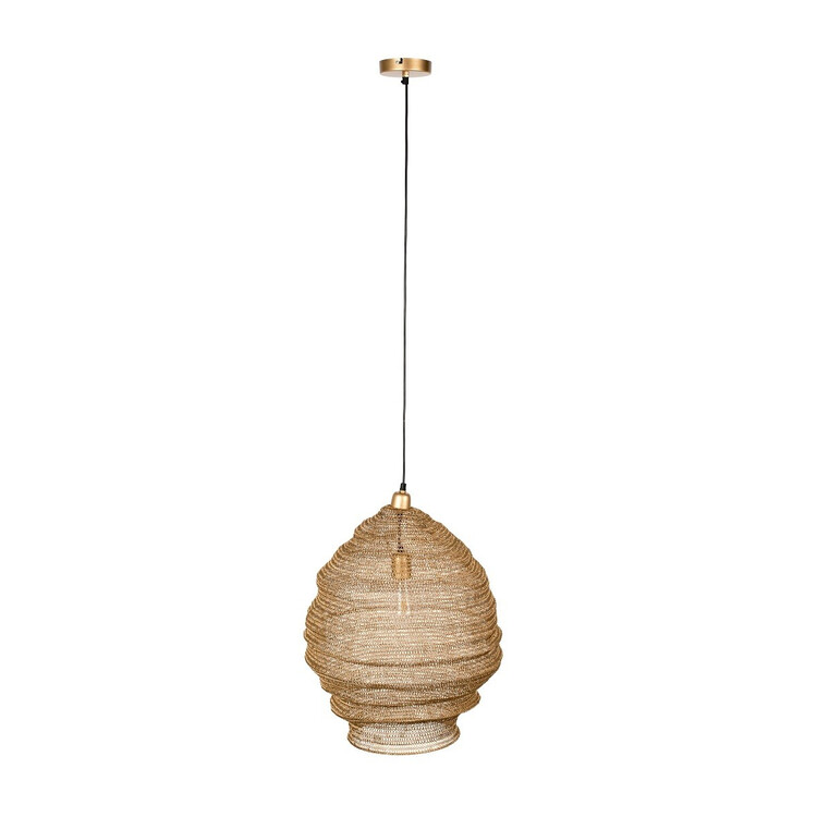 Lena Mesh Pendant Lamp (2 Sizes) - Brass or Black from Accessories for the Home Lena Mesh Pendant Lamp (2 Sizes) - Brass or Black from Accessories for the Home