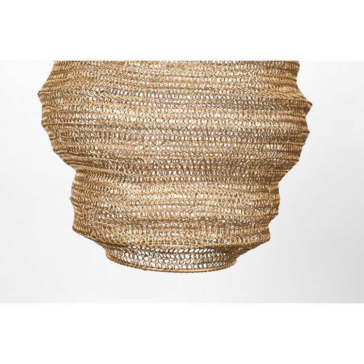 Lena Mesh Pendant Lamp (2 Sizes) - Brass or Black from Accessories for the Home Lena Mesh Pendant Lamp (2 Sizes) - Brass or Black from Accessories for the Home
