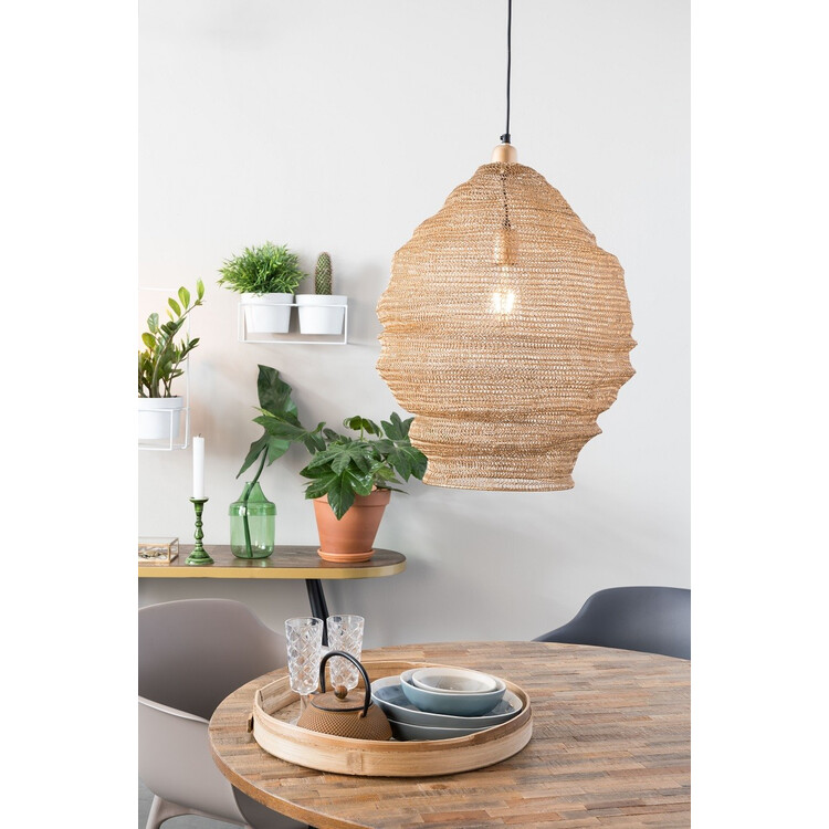 Lena Mesh Pendant Lamp (2 Sizes) - Brass or Black from Accessories for the Home Lena Mesh Pendant Lamp (2 Sizes) - Brass or Black from Accessories for the Home