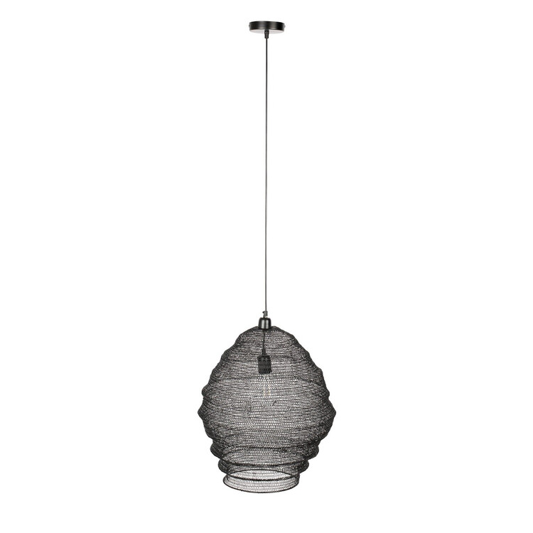 Lena Mesh Pendant Lamp (2 Sizes) - Brass or Black from Accessories for the Home Lena Mesh Pendant Lamp (2 Sizes) - Brass or Black from Accessories for the Home