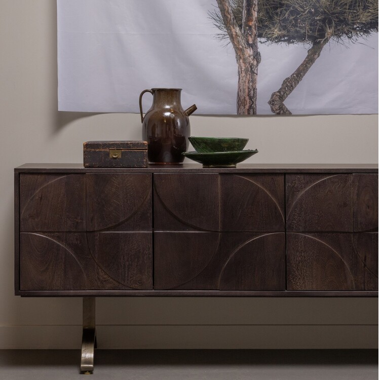 Draw Mango Wood Sideboard with Media Storage from Accessories for the Home
