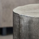 Rota Brushed Silver Low Coffee Table (50cm Dia) from Accessories for the Home