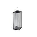 Sia Antique Black Iron & Glass Lantern from Accessories for the Home